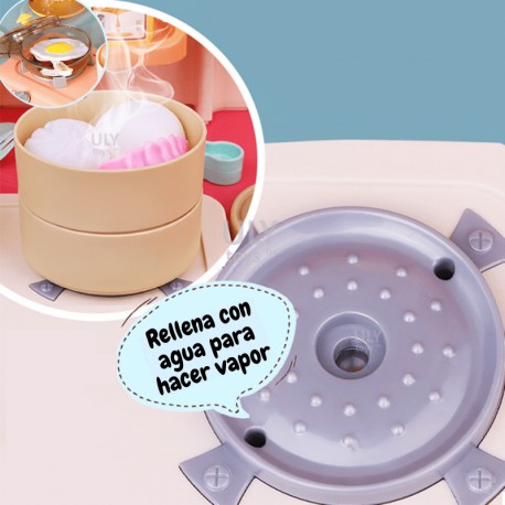 Cocinita Water Vapor – Rosa